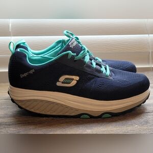 Skechers Women's Shape-ups navy blue and Teal Sneakers